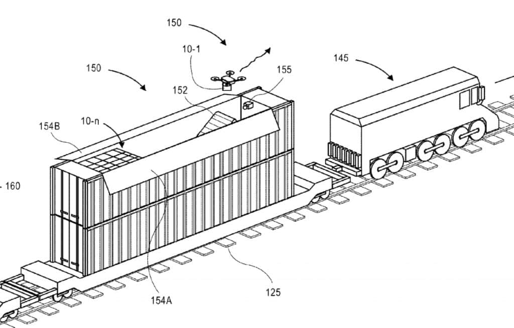 Amazons nya leveransidé: Drönarstation på tåg