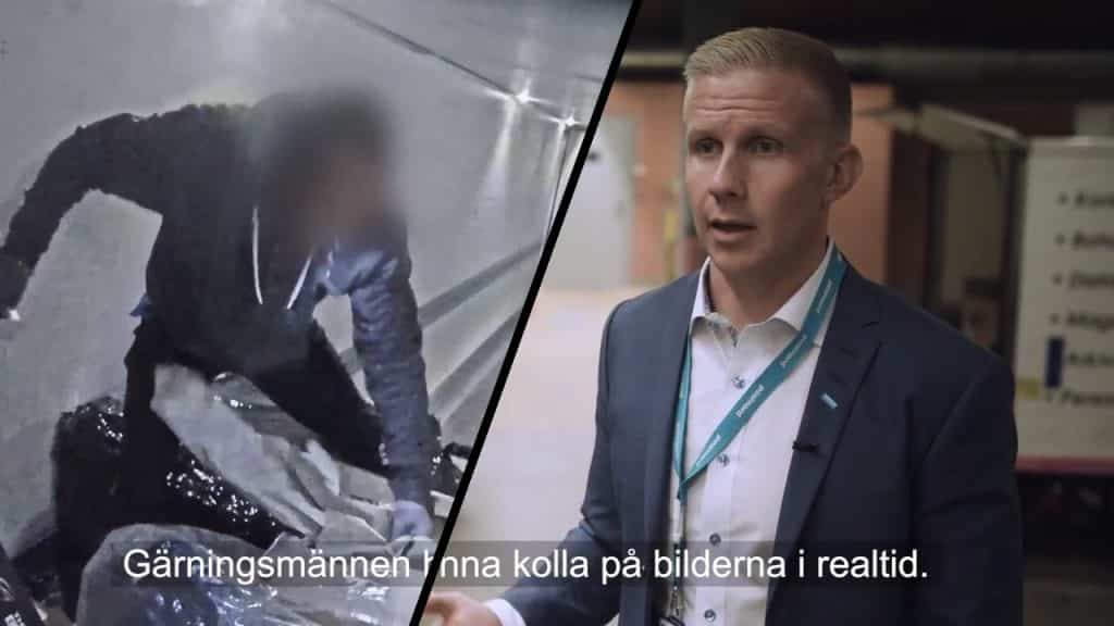 Gillrade fälla i lastbil och tog pakettjuvarna på bar gärning