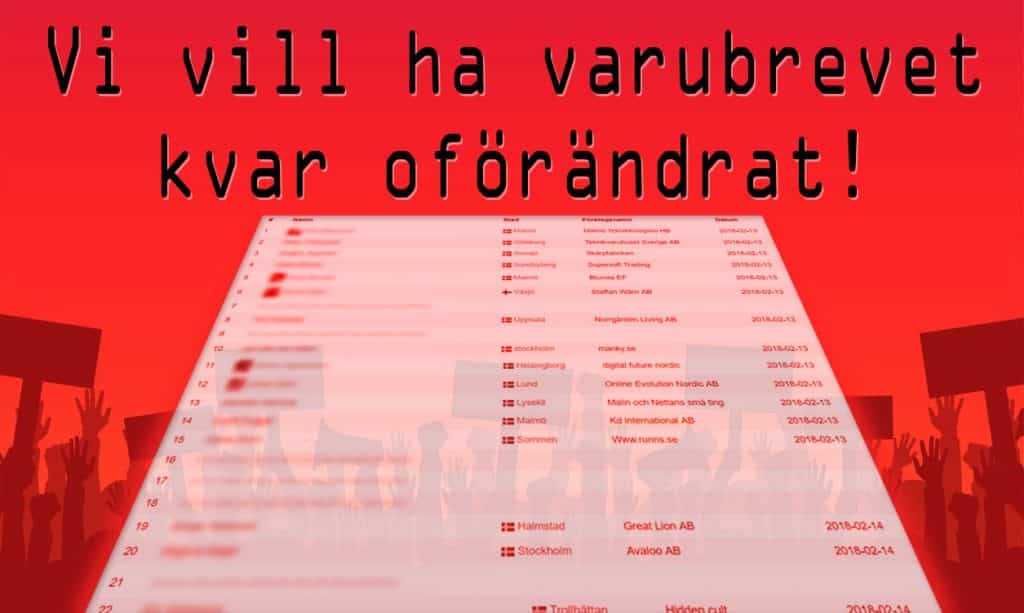 E-handlare i uppror - ska stoppa PostNords nya Varubrev