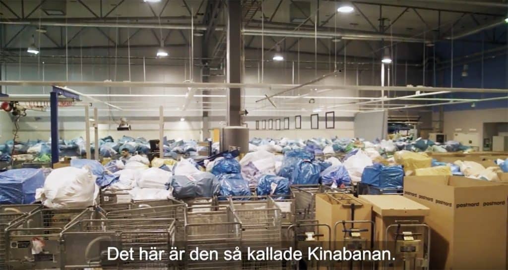 PostNords Kinaavgift på väg ut till kunderna