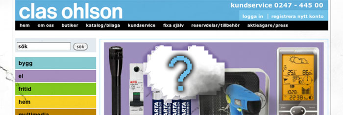 Clas Ohlson om deras nya E-handelsplattform