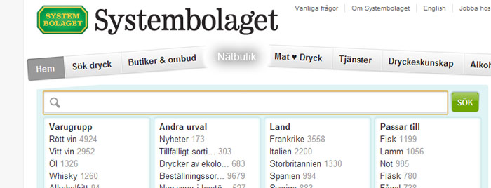 Systembolagets E-handel ligger runt hörnet