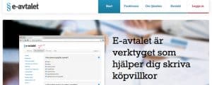 E-avtalet hjälper E-handlare med köpvillkoren