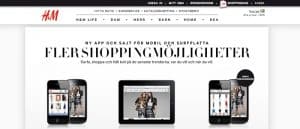 H&M lanserar M-handel för mobiler och surfplattor