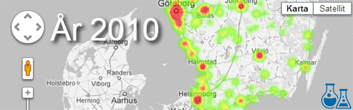 Den svenska e-handelns uppväxt visualiserad