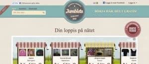 Jumblets - En virtuell Loppis med kompispriser