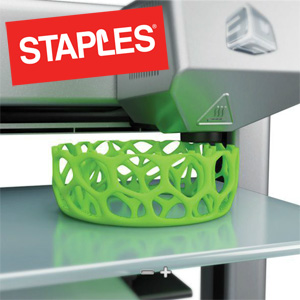 Staples börjar sälja 3D-skrivare på nätet