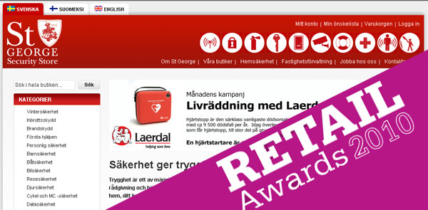 Årets e-handlare enligt Retail Awards