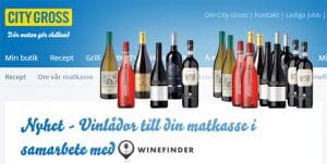 Systembolaget anmäler City Gross och Winefinder