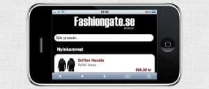 E-butiks första mobila nätbutik