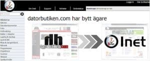 Inet köper resterna av  Datorbutiken.com