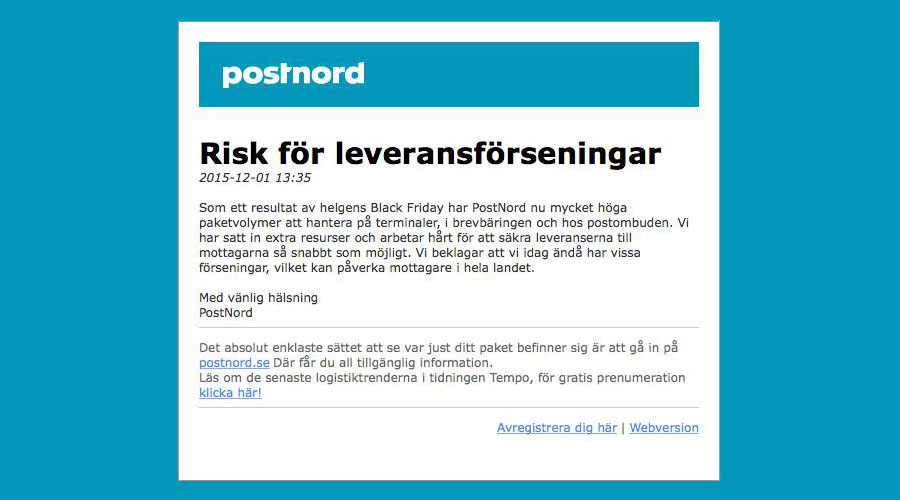 PostNord: Verkligheten har vida överstigit våra prognoser