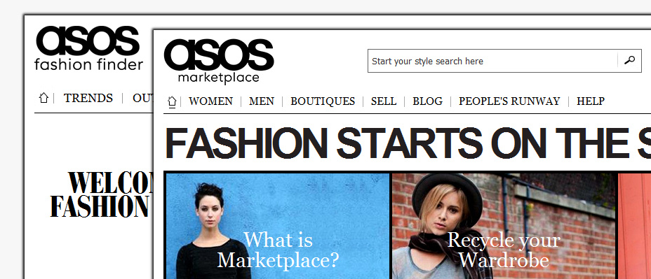 ASOS skickar kunder till konkurrenter