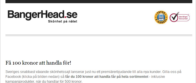 Spammar BangerHead folk via stulen e-postlista?