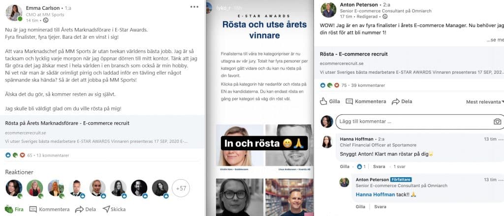 Rösta till e-star Awards